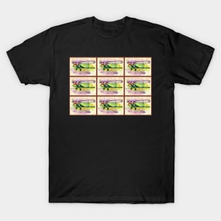 Biplane : Pop Art Abstract Whimsical Collage Print T-Shirt